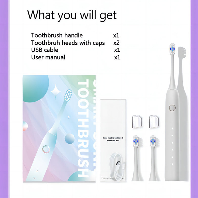 Type-C Rechargeable Sonic Electric Toothbrush